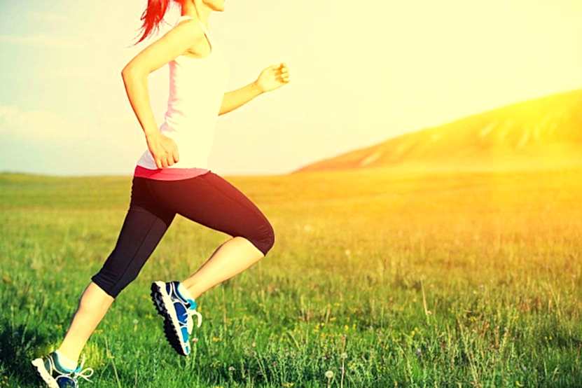 Person Jogging in Field